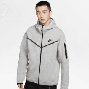 Nike Sportswear Tech Fleece, Men’s size S, dark grey heather/black